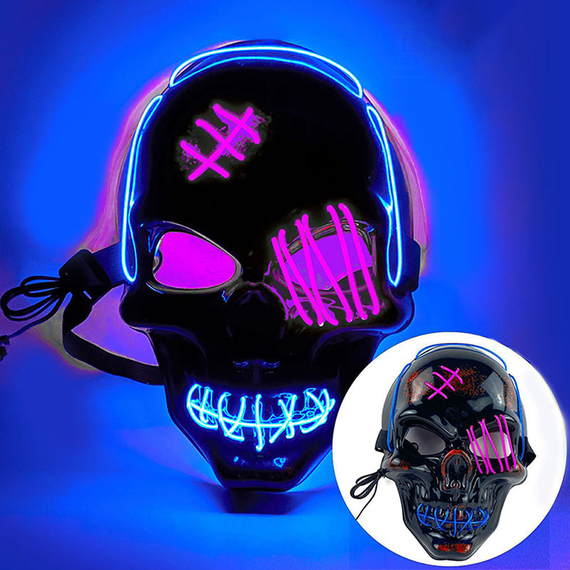 💀🎃Halloween LED Skull Mask -👏Most Popular in 2025!