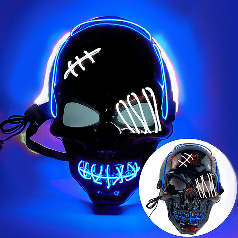 💀🎃Halloween LED Skull Mask -👏Most Popular in 2025!