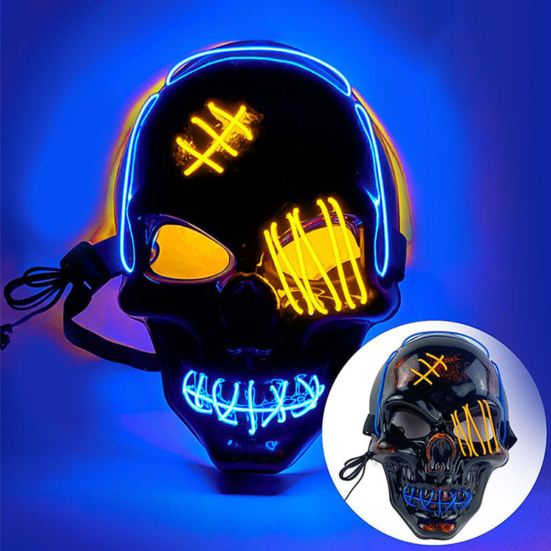 💀🎃Halloween LED Skull Mask -👏Most Popular in 2025!