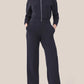 Long Sleeve Wide Leg Jumpsuit