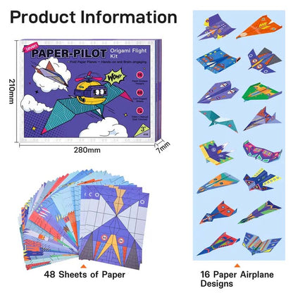🎁🎄🛩️Creative DIY Paper Airplane Set For Kids✨