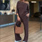 Women's Casual Off-Shoulder Sport 2-Piece Set