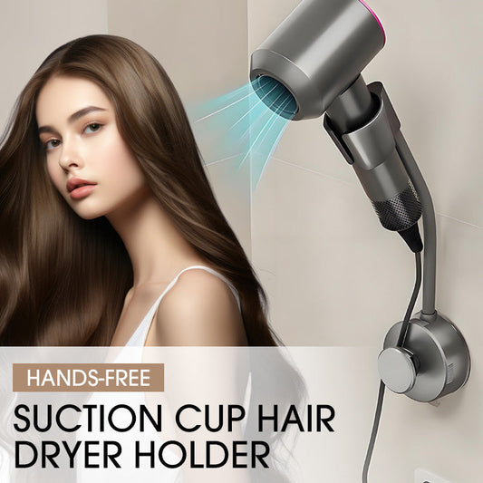 Hands-Free Suction Cup Hair Dryer Holder