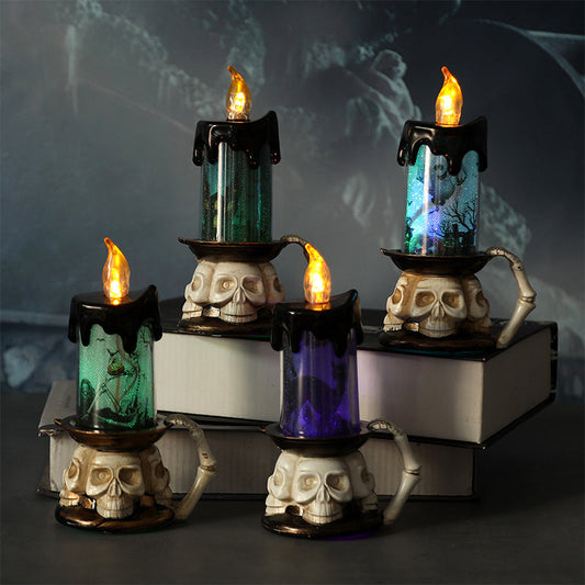 Spooky LED Candle for Halloween