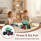🦖2025 Hot Sale --50% Off🚙Press & Go Dinosaur Toy Car with Lights🎁