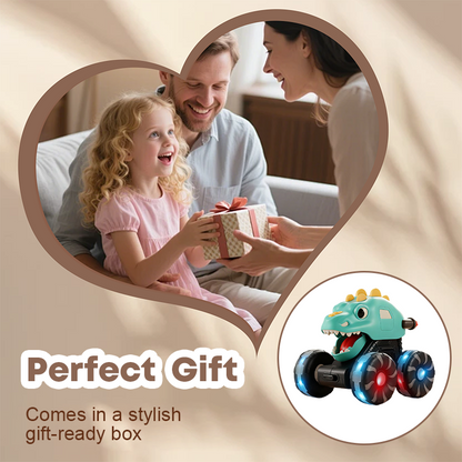 Press & Go Dinosaur Toy Car With Lights