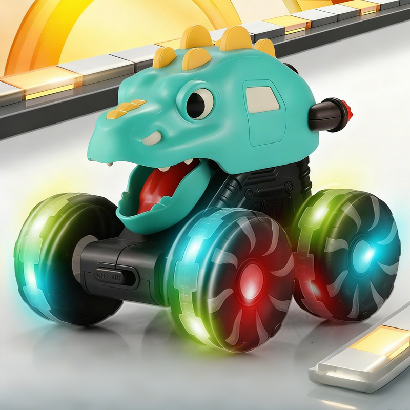 🦖2025 Hot Sale --50% Off🚙Press & Go Dinosaur Toy Car with Lights🎁
