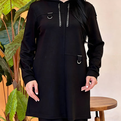 Women's Hooded Casual Long-Sleeved Suit