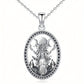 ✨ Moonlight Muse Necklace – 🌙 Vintage Oval Pendant for the Modern Goddess 💫