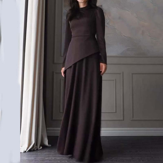 Women's Elegant Asymmetrical 2-Piece Set