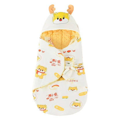 Cartoon Baby Sleep Sack with Anti-Startle Design