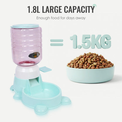 1.8L Smart Paw-Press Food Dispenser For Pets