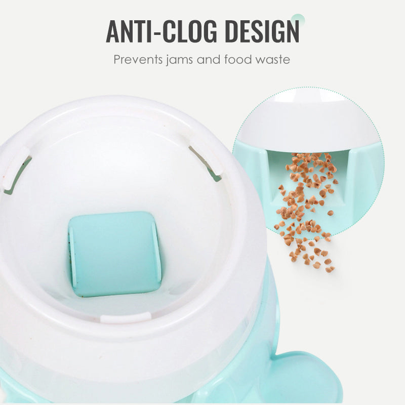 1.8L Smart Paw-Press Food Dispenser For Pets