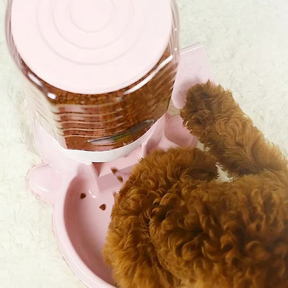 1.8L Smart Paw-Press Food Dispenser For Pets