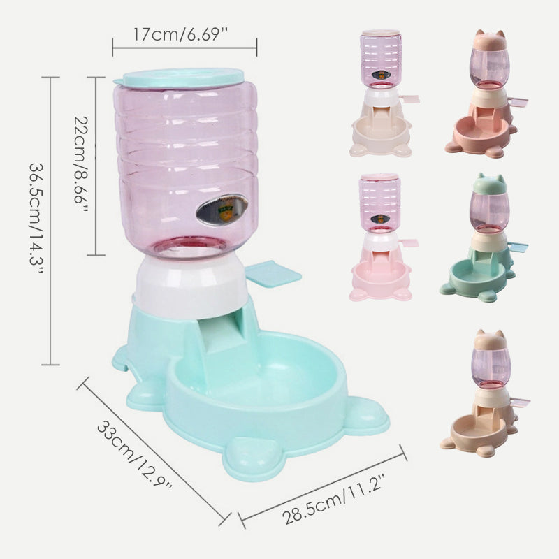 1.8L Smart Paw-Press Food Dispenser For Pets