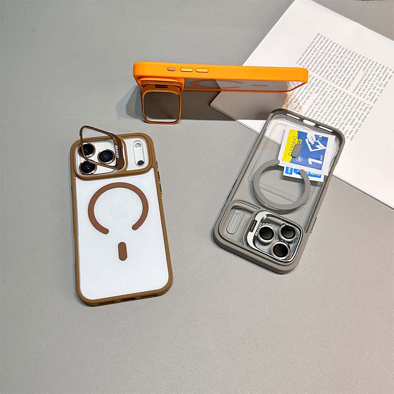 Magnetic iPhone Case with Lens Stand