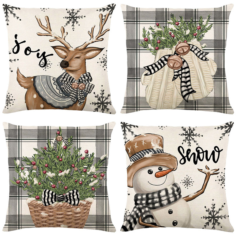 🎄🔥Christmas Promotion 50% OFF🔥Cute Christmas Print Pillow Cover