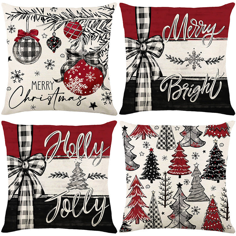 🎄🔥Christmas Promotion 50% OFF🔥Cute Christmas Print Pillow Cover