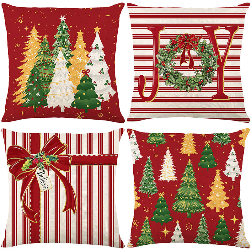 🎄🔥Christmas Promotion 50% OFF🔥Cute Christmas Print Pillow Cover
