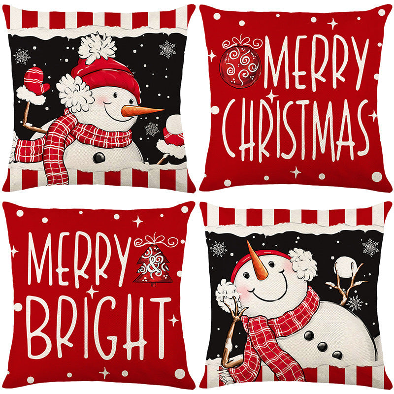 🎄🔥Christmas Promotion 50% OFF🔥Cute Christmas Print Pillow Cover