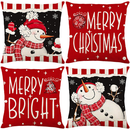 🎄🔥Christmas Promotion 50% OFF🔥Cute Christmas Print Pillow Cover