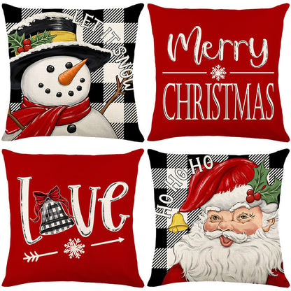 🎄🔥Christmas Promotion 50% OFF🔥Cute Christmas Print Pillow Cover
