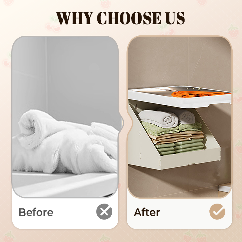 Waterproof Folding & Hanging Storage Box for Bathroom