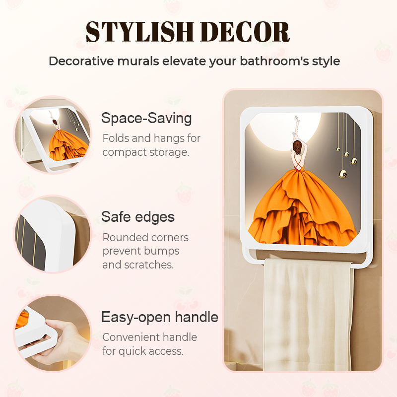 Waterproof Folding & Hanging Storage Box for Bathroom