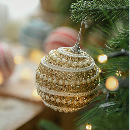 Sequin Shatterproof Christmas Ball Ornaments