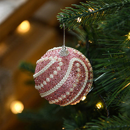 Sequin Shatterproof Christmas Ball Ornaments