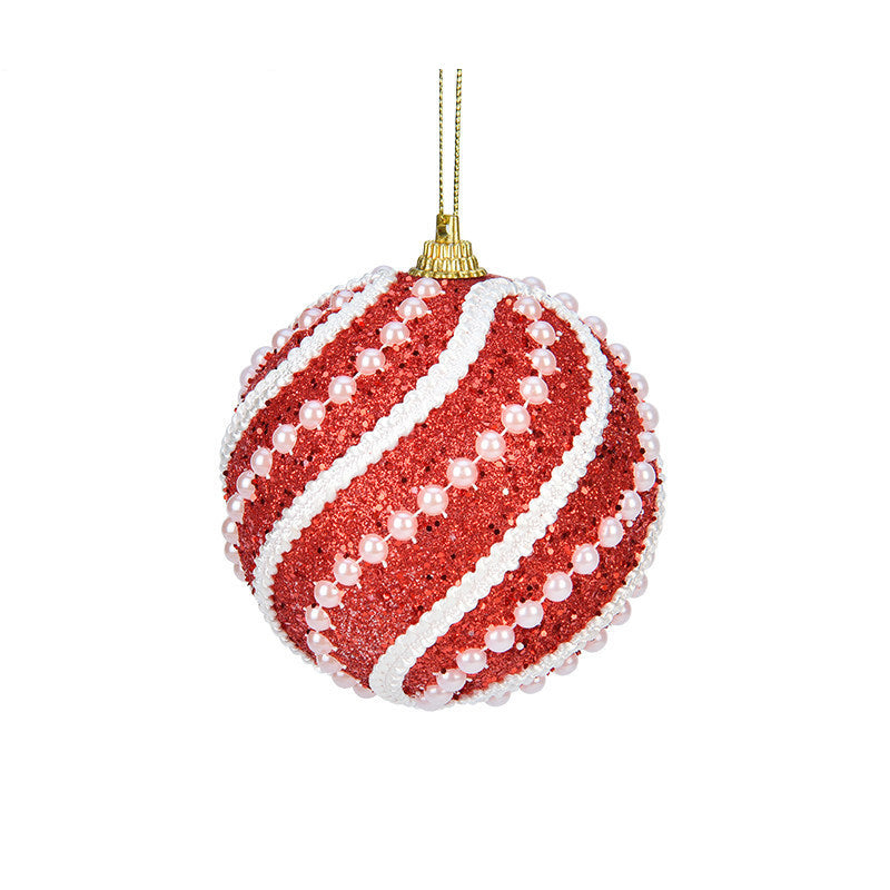 Sequin Shatterproof Christmas Ball Ornaments
