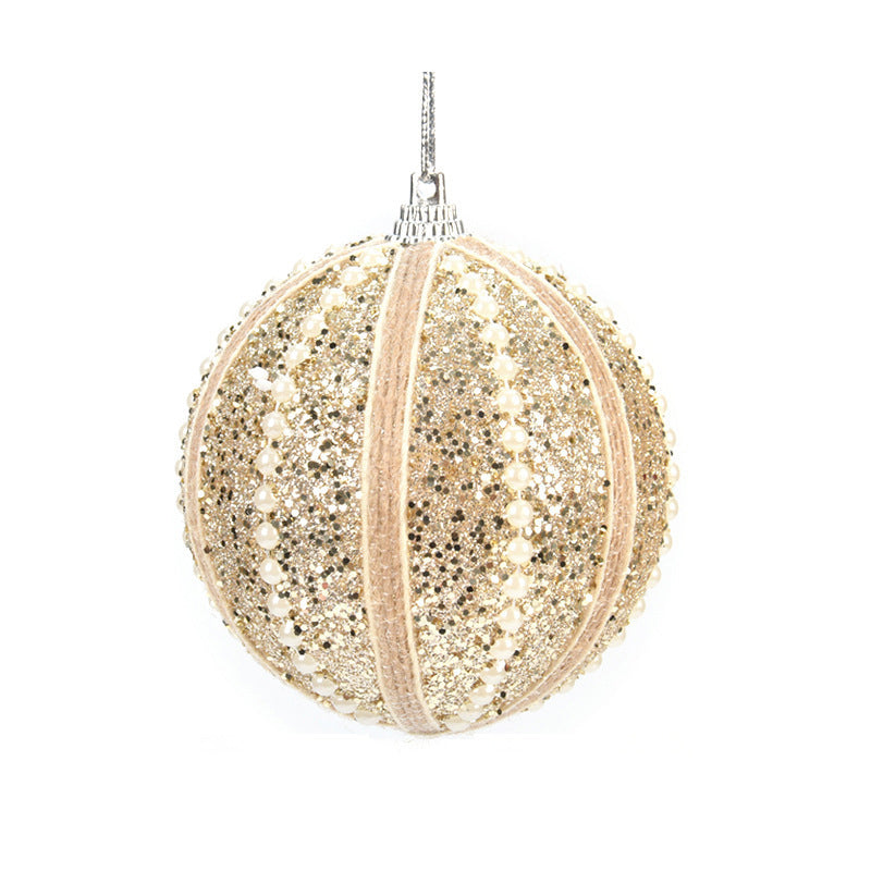 Sequin Shatterproof Christmas Ball Ornaments