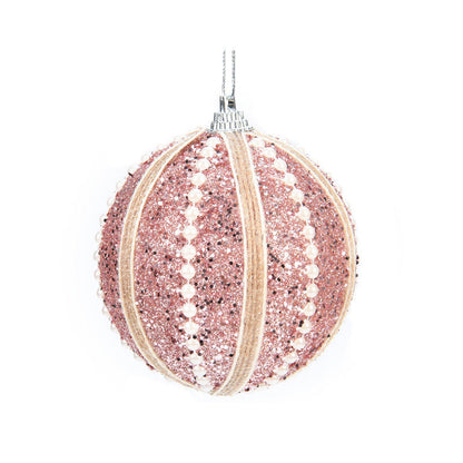 Sequin Shatterproof Christmas Ball Ornaments