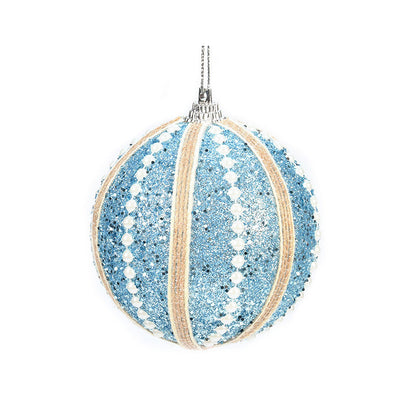 Sequin Shatterproof Christmas Ball Ornaments