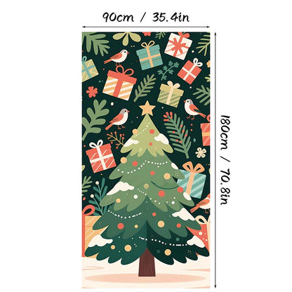 ⏰Christmas Limited Sale 50% OFF!!🎄Christmas Door Cover For Instant Holiday Decor