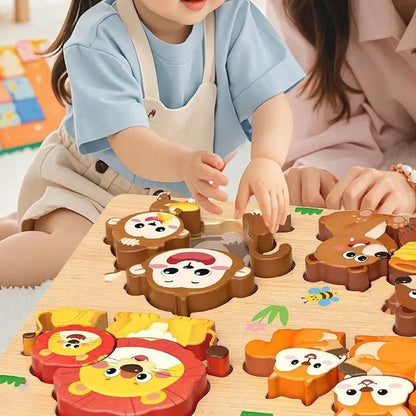 Educational Wooden 3D Puzzle