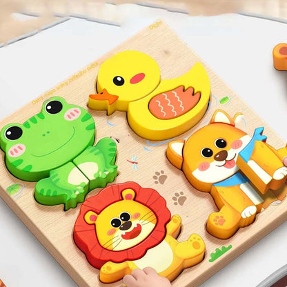 Educational Wooden 3D Puzzle