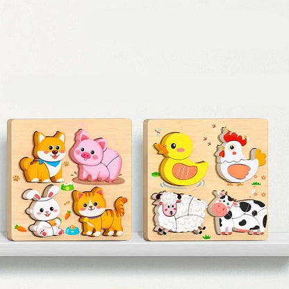 Educational Wooden 3D Puzzle