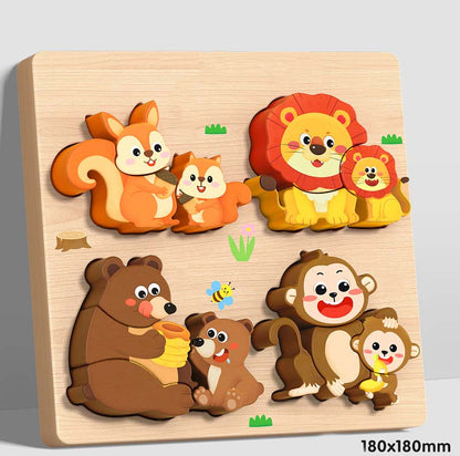 Educational Wooden 3D Puzzle