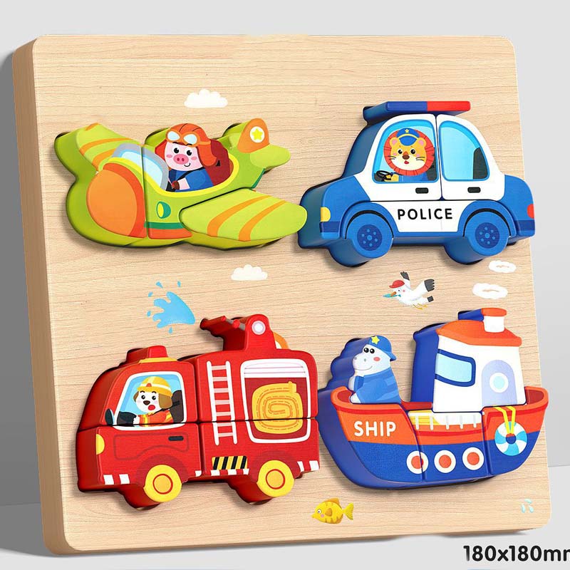 Educational Wooden 3D Puzzle