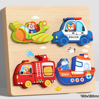 Educational Wooden 3D Puzzle
