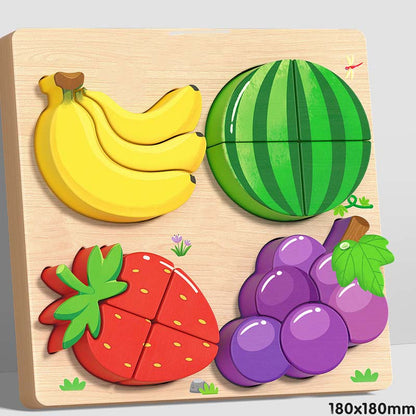 Educational Wooden 3D Puzzle