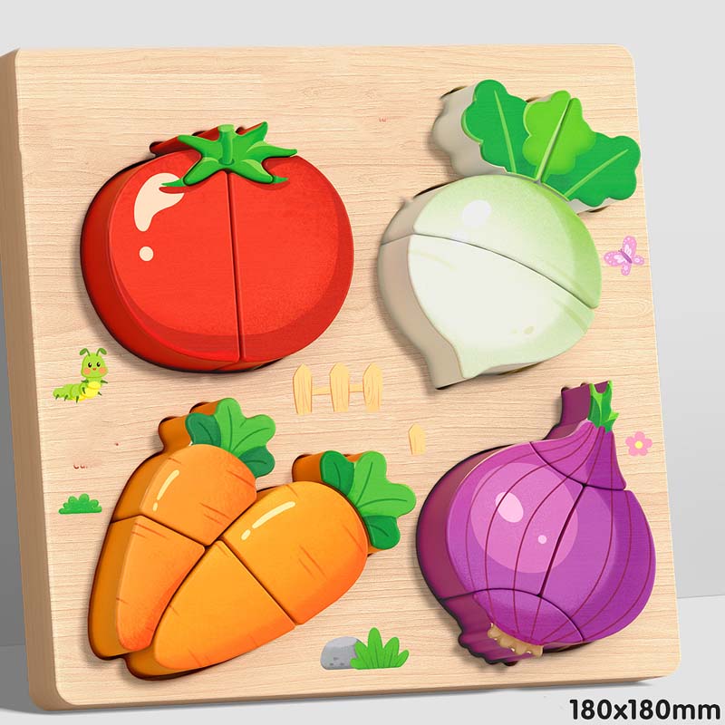 Educational Wooden 3D Puzzle