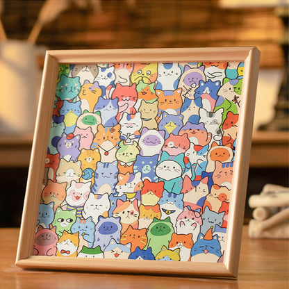 ✨ DIY Wooden Cat Puzzle Frame – Paint, Create & Display Your Favorite Photos!