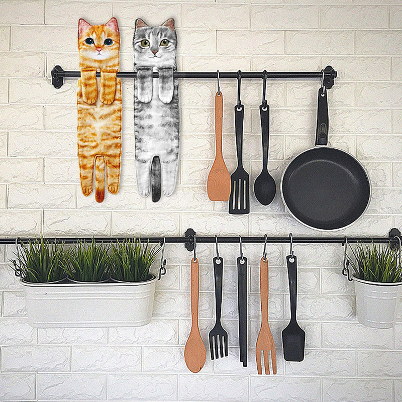 🎁LAST DAY SALE 49% OFF✨😺Cute Cat Hand Towel🐾