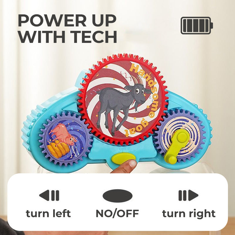Transforming Gear Electric Building Blocks Toy