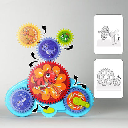 Transforming Gear Electric Building Blocks Toy