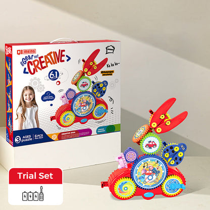 Transforming Gear Electric Building Blocks Toy