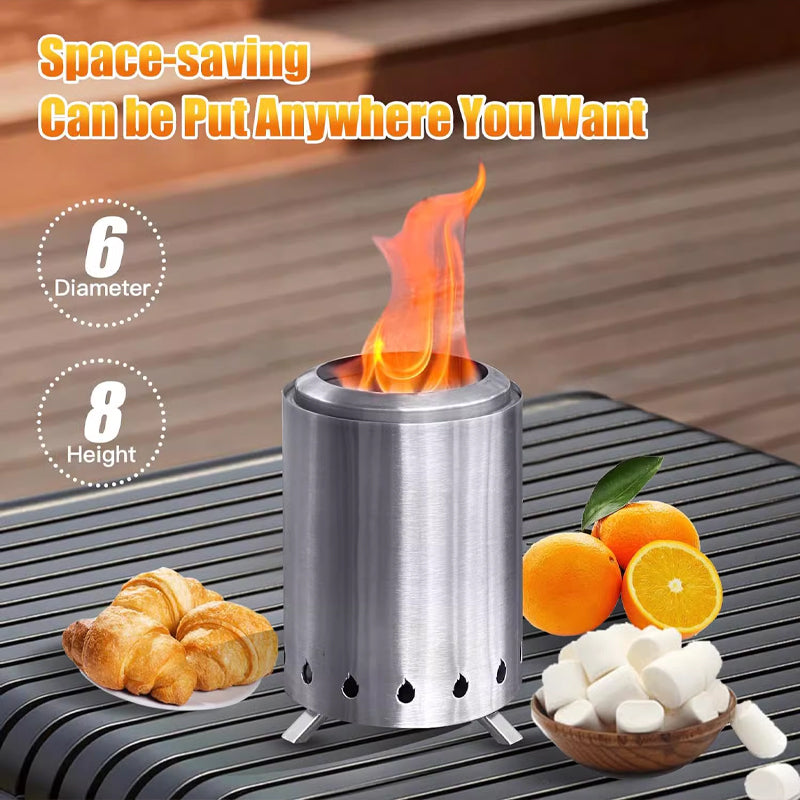 Outdoor Wood Burning Portable Fire Pit