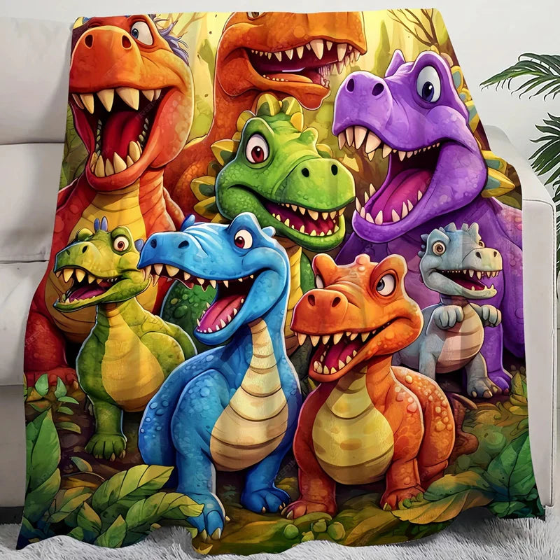🥳2026 HOT SALE🥳💞50K+ SOLD!💥🦖🔥 50% OFF! Artistic Print Flannel Throw Blanket – Ultra-soft, skin-friendly & warm. Vibrant designs brighten any room. Machine washable, stays cozy wash after wash. Perfect for sofa or bed. 🌿✨